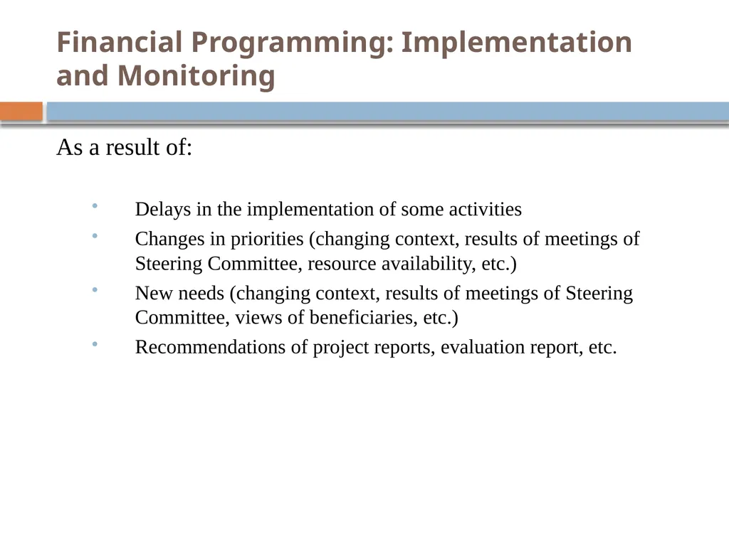 Financial Programme Management at the speed of - slide 33 of 44