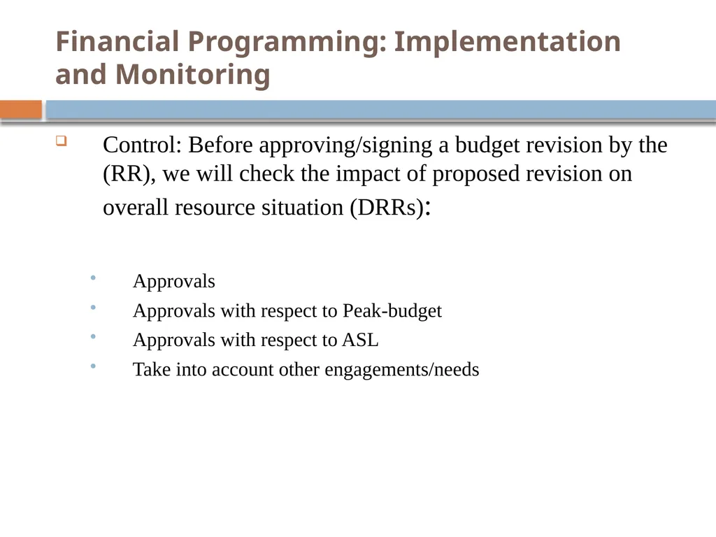 Financial Programme Management at the speed of - slide 36 of 44