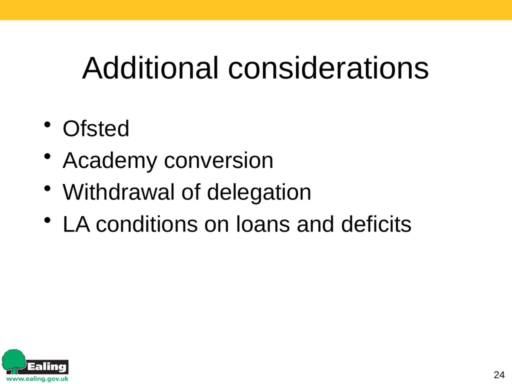 Strategic Budget Planning 1 March 2017 Schools - slide 24 of 52