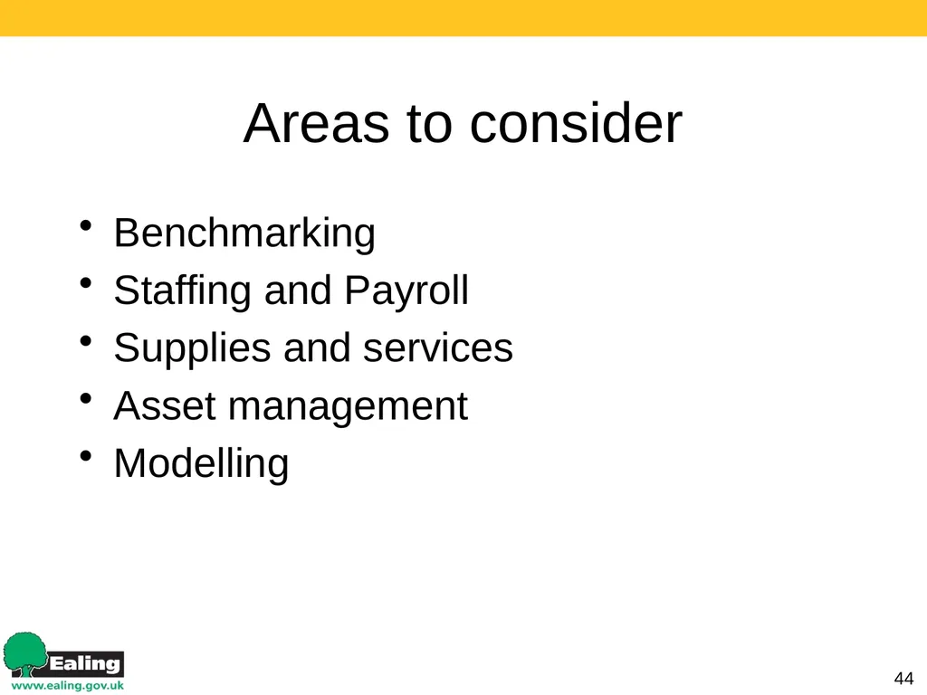 Strategic Budget Planning 1 March 2017 Schools - slide 44 of 52