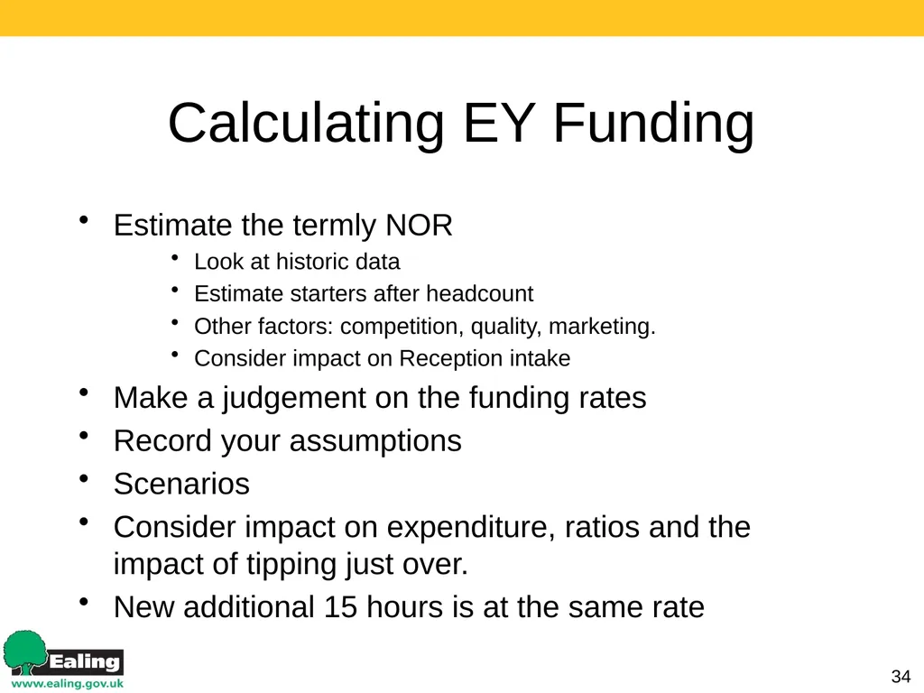 Strategic Budget Planning 1 March 2017 Schools - slide 34 of 52