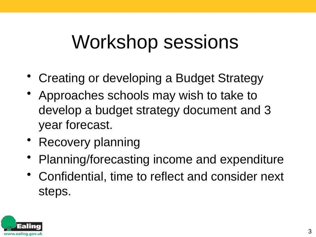 Strategic Budget Planning 1 March 2017 Schools - slide 3 of 52