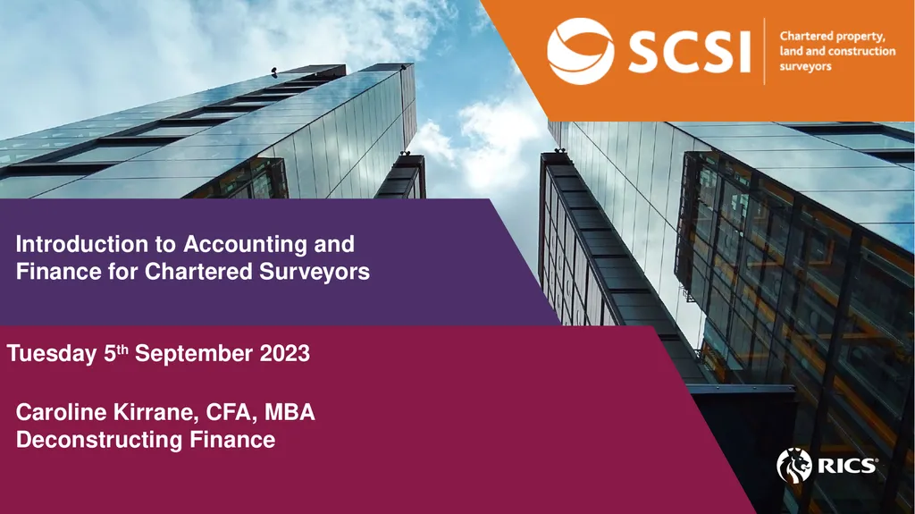 Introduction to Accounting and Finance for