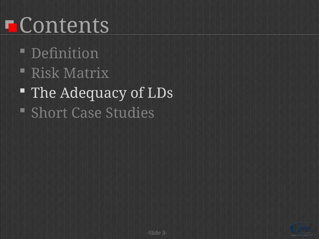 A Project Financier's Standpoint |Risk Assessment - slide 13 of 18