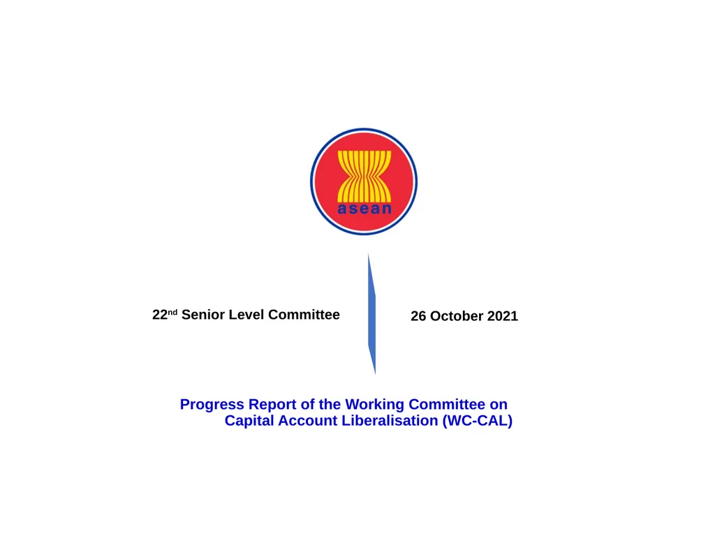 Progress Report of the Working Committee on - slide 1 of 11