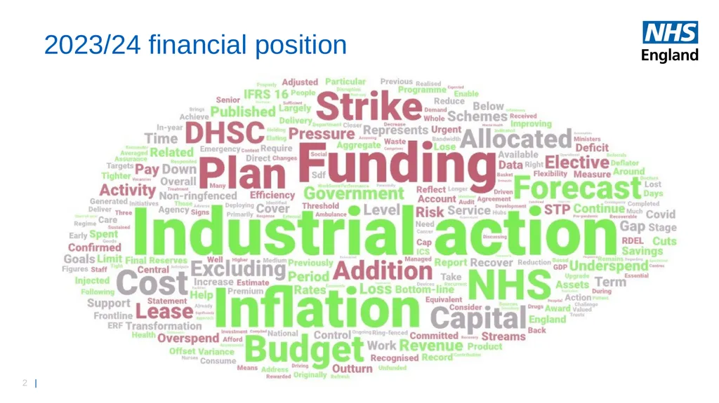 HFMA South West Conference National Finance Update - slide 2 of 15