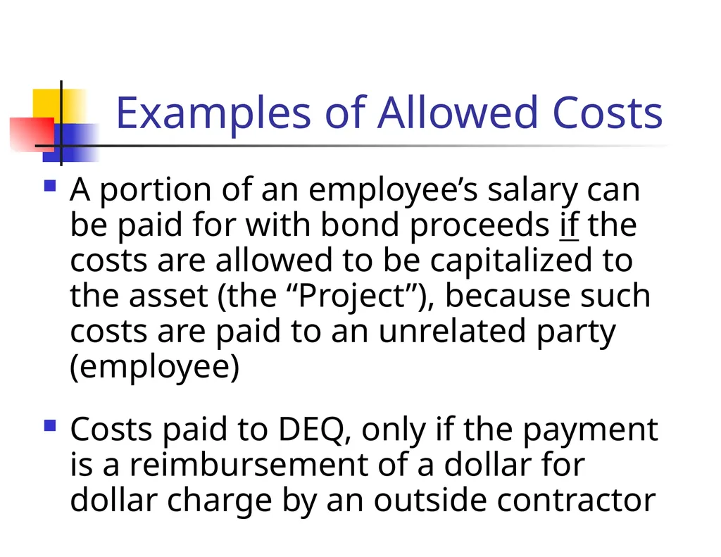 Allowable Costs: Related Parties Long-term Debt - slide 3 of 6