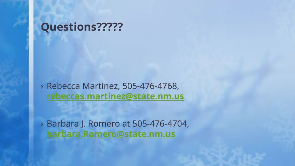 Capital Outlay Presented by: Rebecca Martinez, - slide 31 of 31