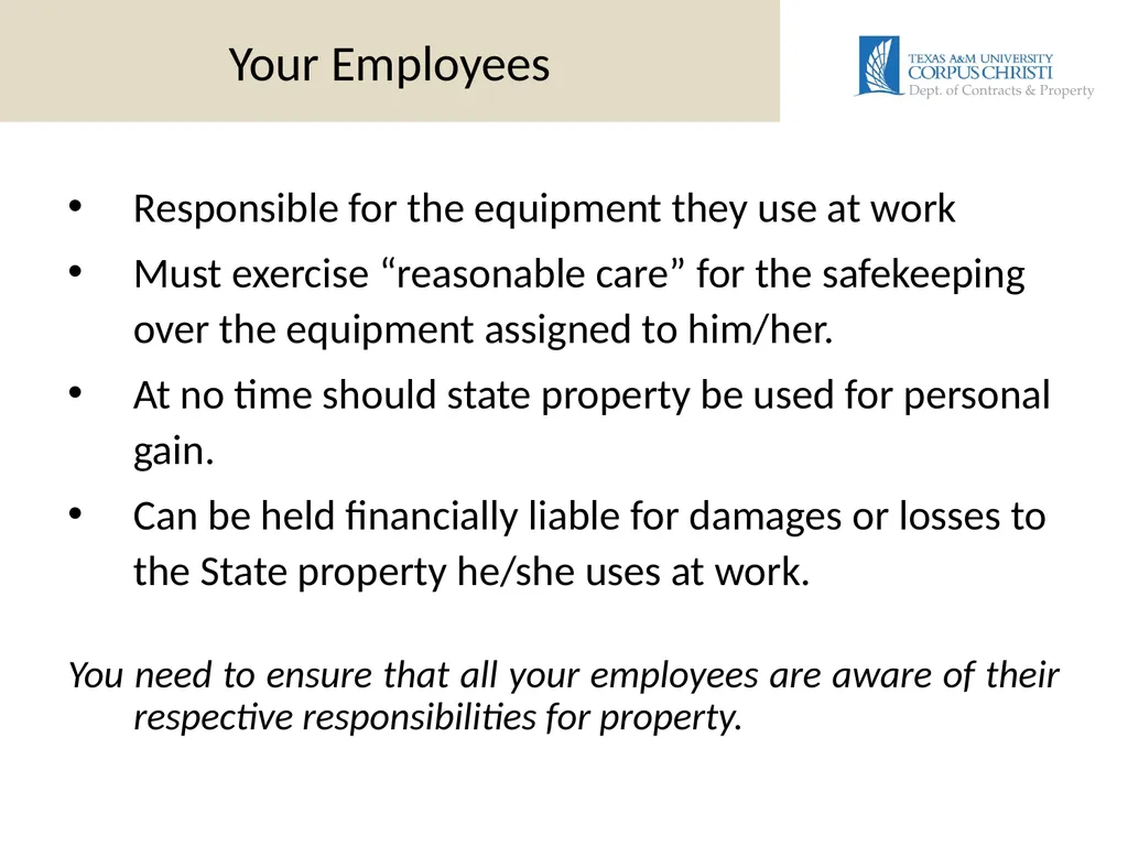 DEPARTMENTAL INVENTORY Training Presented by: - slide 16 of 19