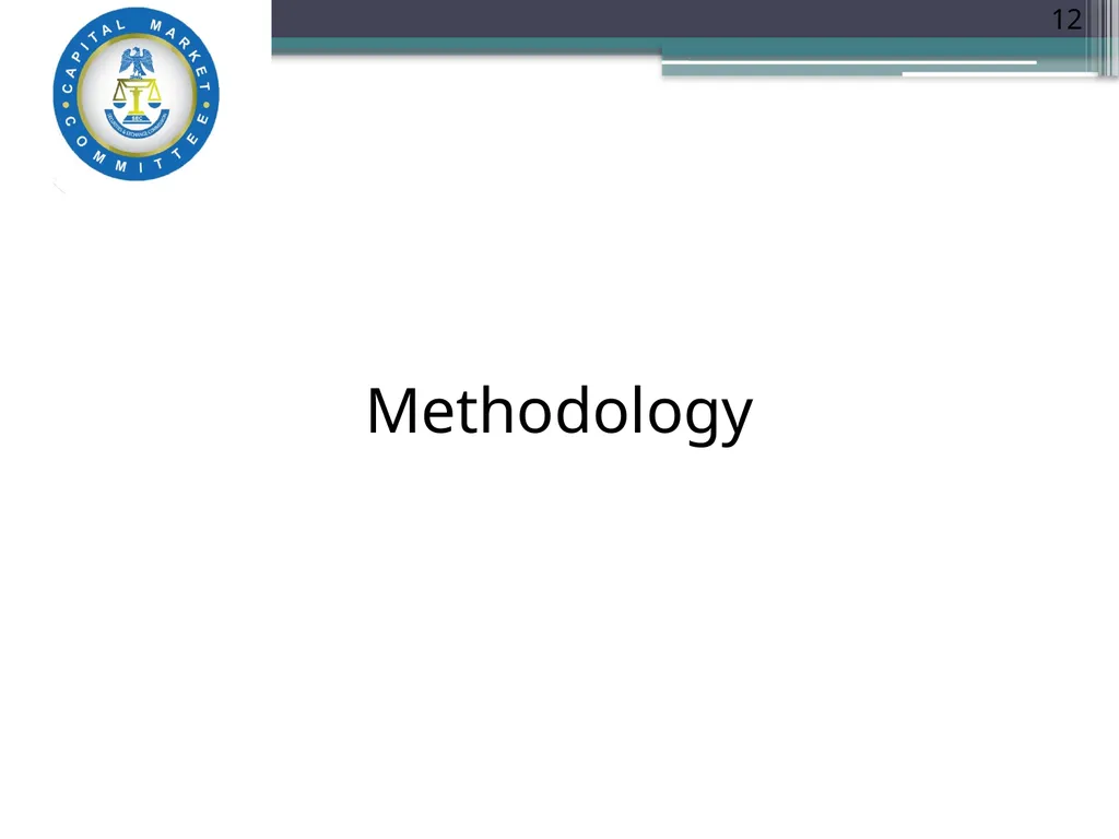 Capital Market Literacy MASTER PLAN (CML-MP) - slide 12 of 27