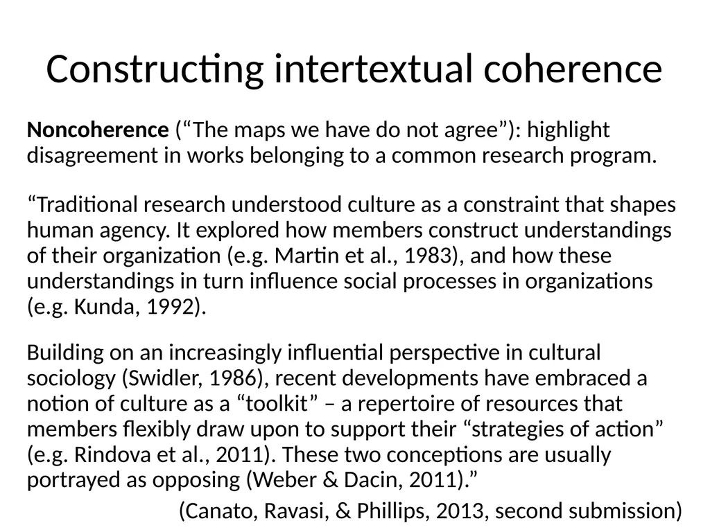 Engaging with the literature Davide Ravasi Cass - slide 29 of 46