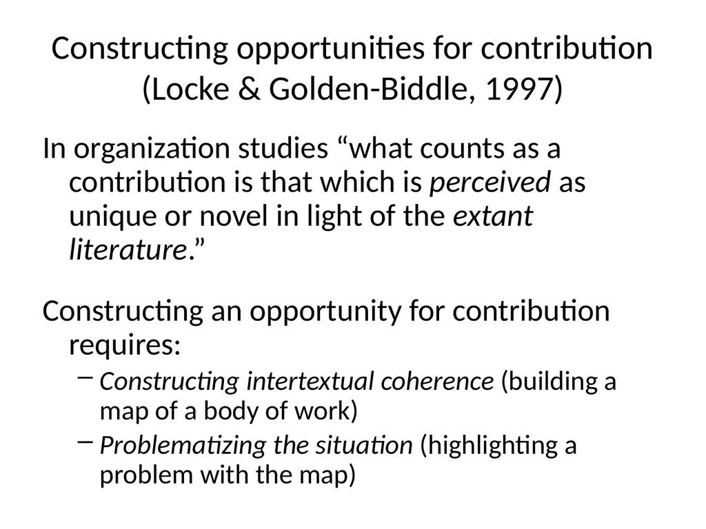 Engaging with the literature Davide Ravasi Cass - slide 25 of 46