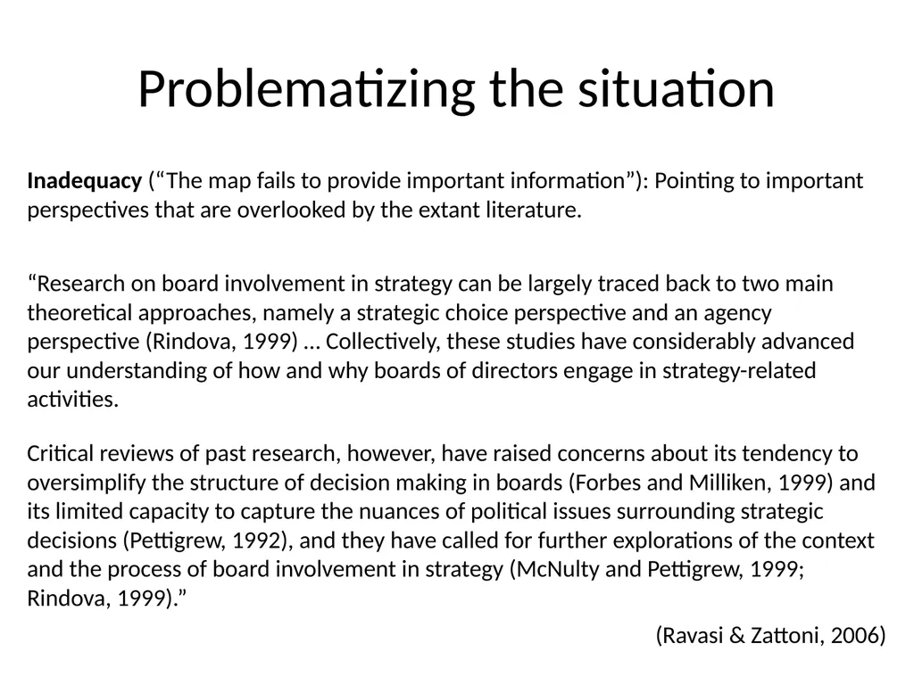 Engaging with the literature Davide Ravasi Cass - slide 32 of 46