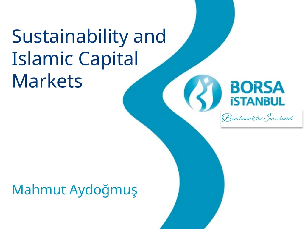 Sustainability and Islamic Capital Markets Mahmut - slide 1 of 13