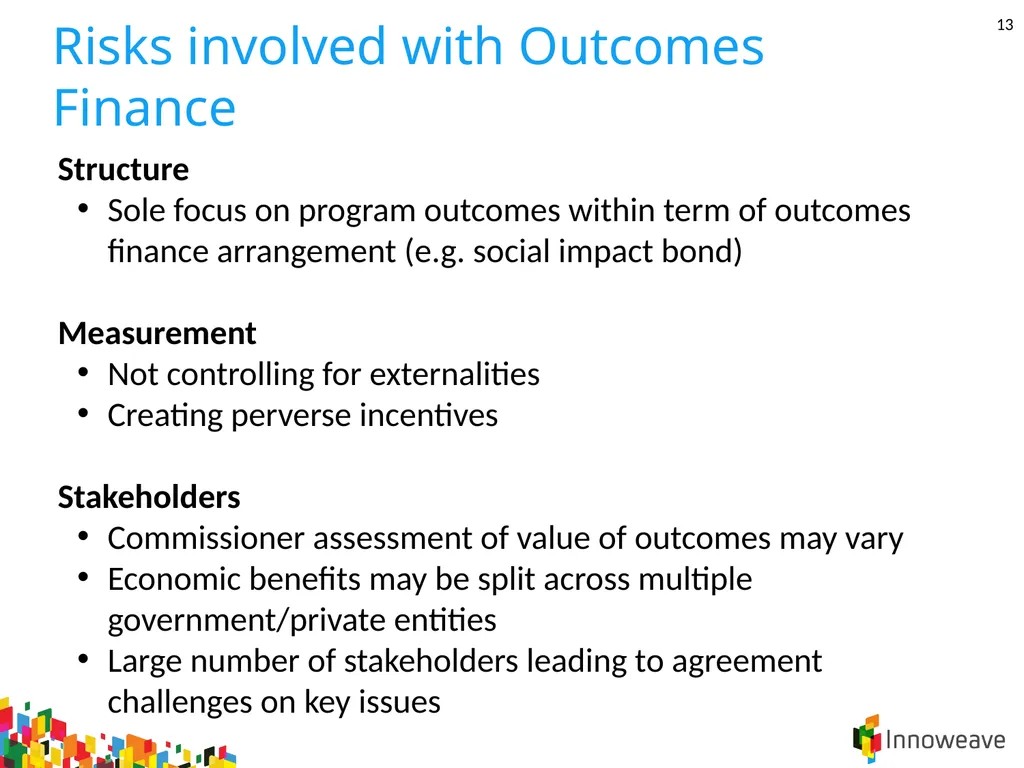 1 Introduction to Outcomes Finance Jordan - slide 13 of 25