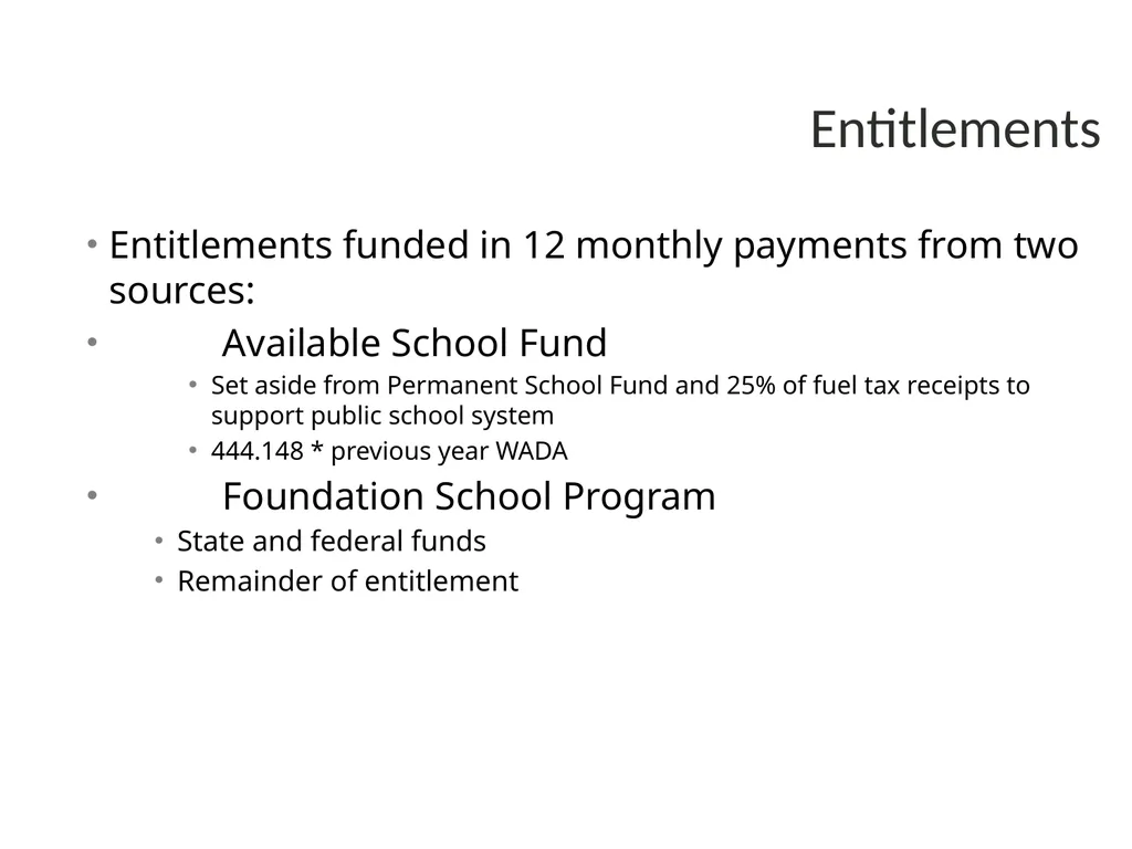 School Finance Bruce Marchand, Ed.D. Presentation - slide 24 of 90