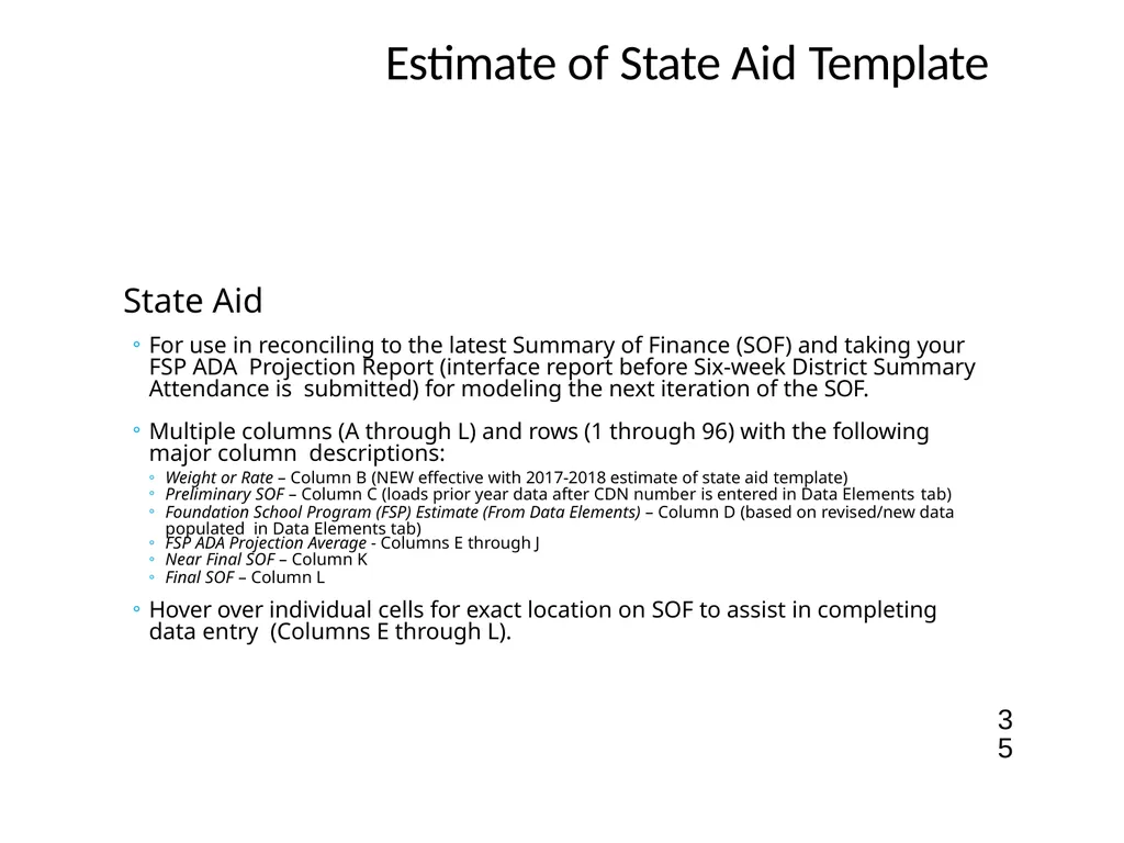 School Finance Bruce Marchand, Ed.D. Presentation - slide 35 of 90