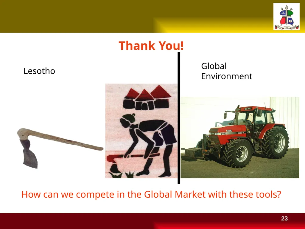 Financing Higher Education in Lesotho and a - slide 23 of 23