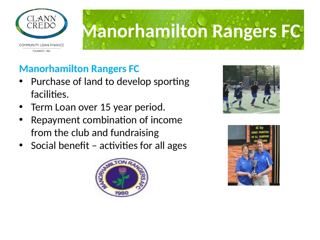 Clann Credo – Community Loan Finance Tracey Hannon - slide 7 of 14