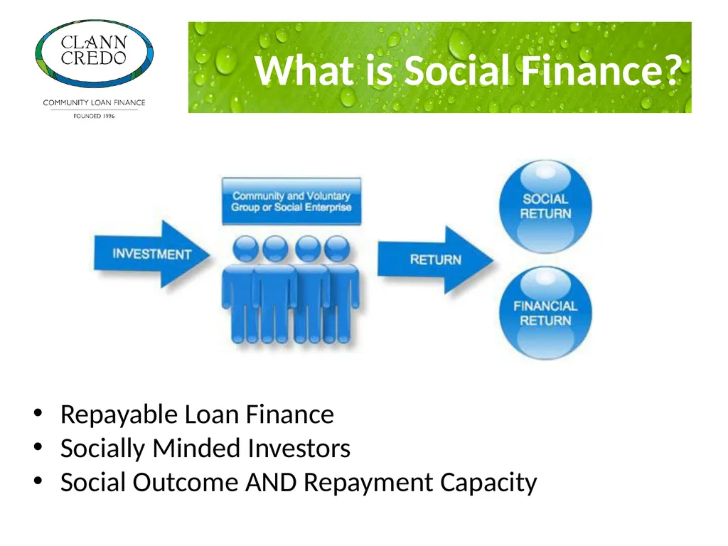 Clann Credo – Community Loan Finance Tracey Hannon - slide 3 of 14