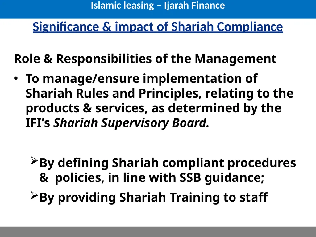 ISLAMIC LEASING FINANCE – IJARAH SHARIAH AWARENESS - slide 6 of 16