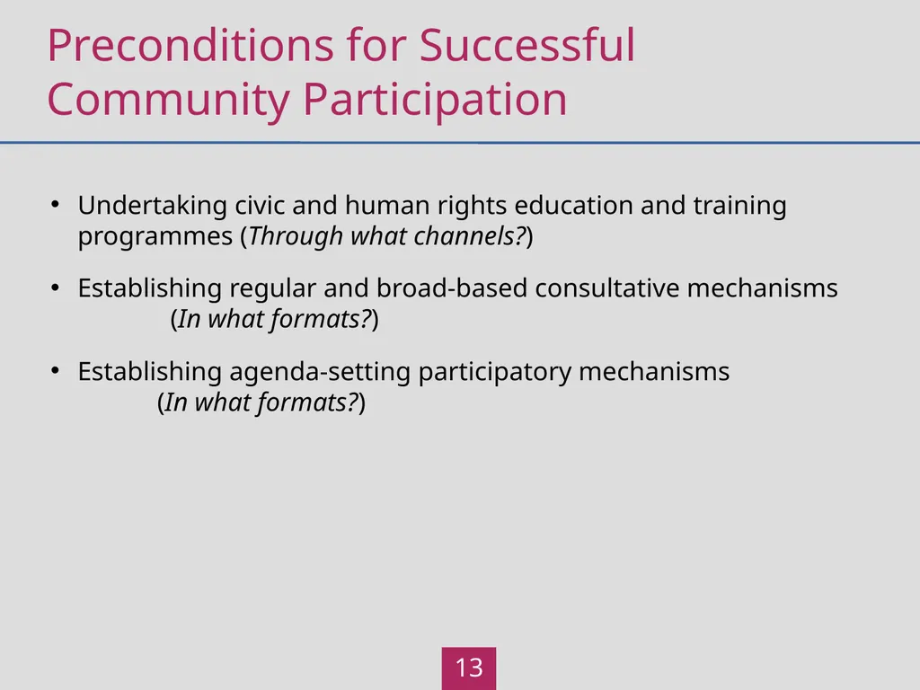 Local Government Learning Outcomes Participants - slide 13 of 21