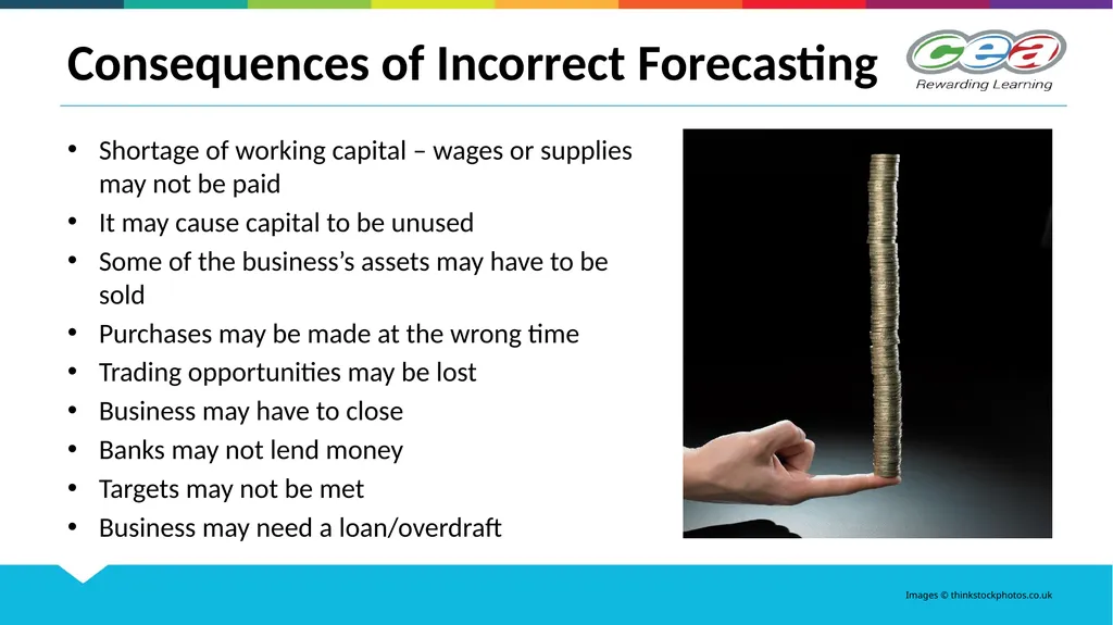 Cash Flow Forecasts GCSE Business Studies Unit 2 - slide 12 of 14