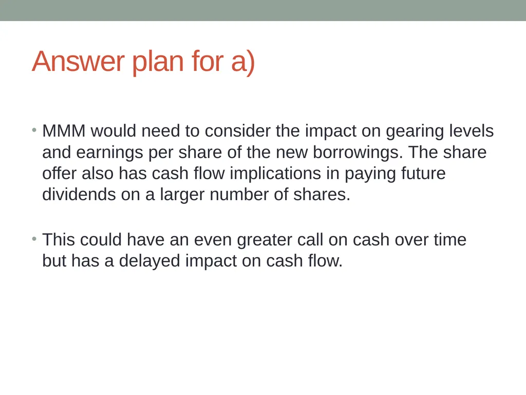 kC2 Corporate Finance With Trevin Hannibal (CIMA - slide 125 of 161