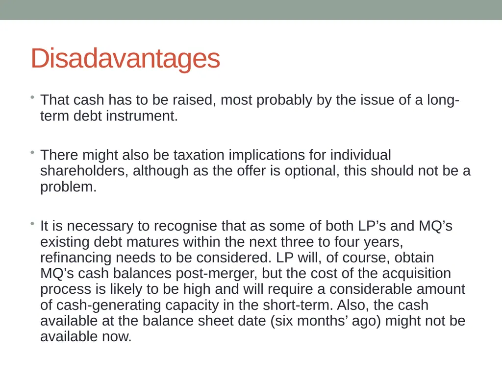kC2 Corporate Finance With Trevin Hannibal (CIMA - slide 139 of 161