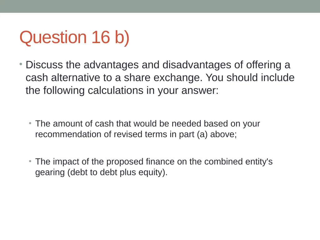 kC2 Corporate Finance With Trevin Hannibal (CIMA - slide 137 of 161