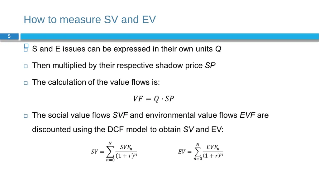 Corporate Finance for Long-Term Value Chapter 5: - slide 5 of 19