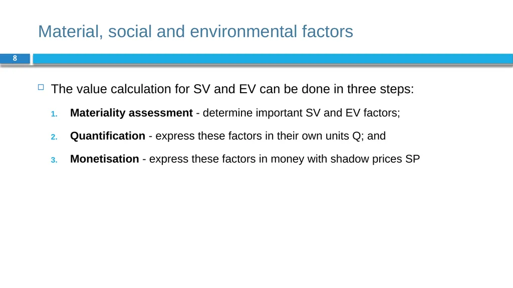 Corporate Finance for Long-Term Value Chapter 5: - slide 8 of 19
