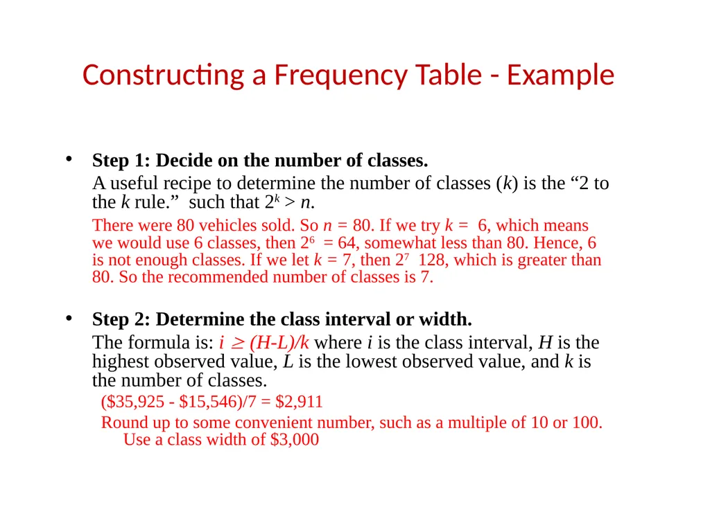 FREQUENCY DISTRIBUTION AND GRAPHICAL PRESENTATION - slide 9 of 23