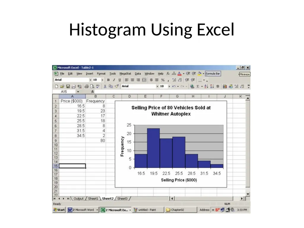 FREQUENCY DISTRIBUTION AND GRAPHICAL PRESENTATION - slide 15 of 23