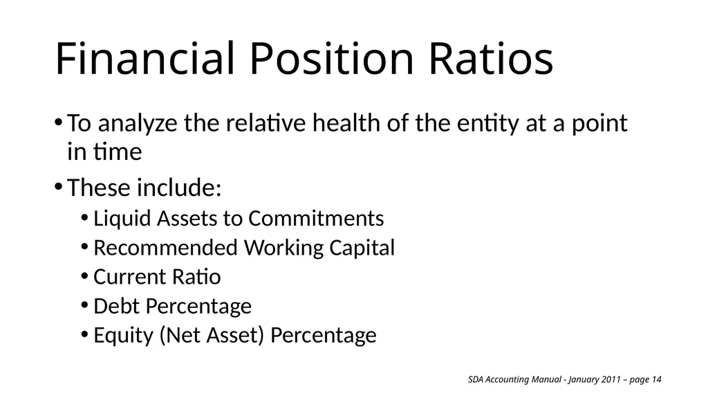 Reading & Understanding Financial Statements March - slide 40 of 45
