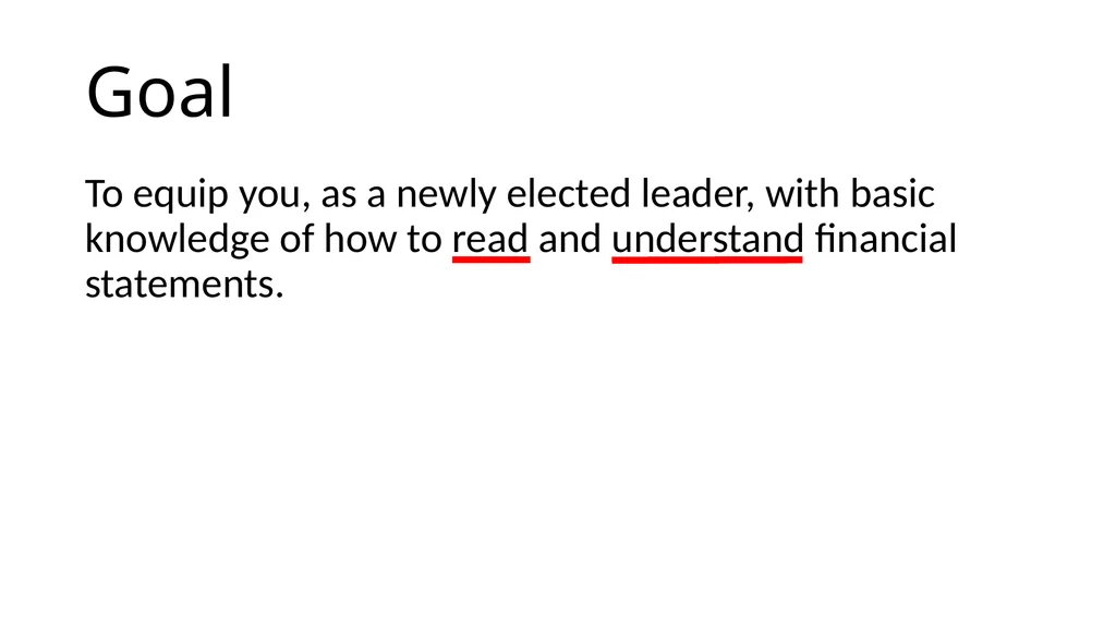 Reading & Understanding Financial Statements March - slide 3 of 45