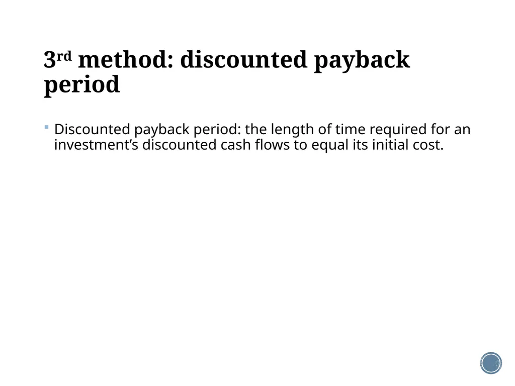 Chapter 5: Net present value and other investment - slide 16 of 40