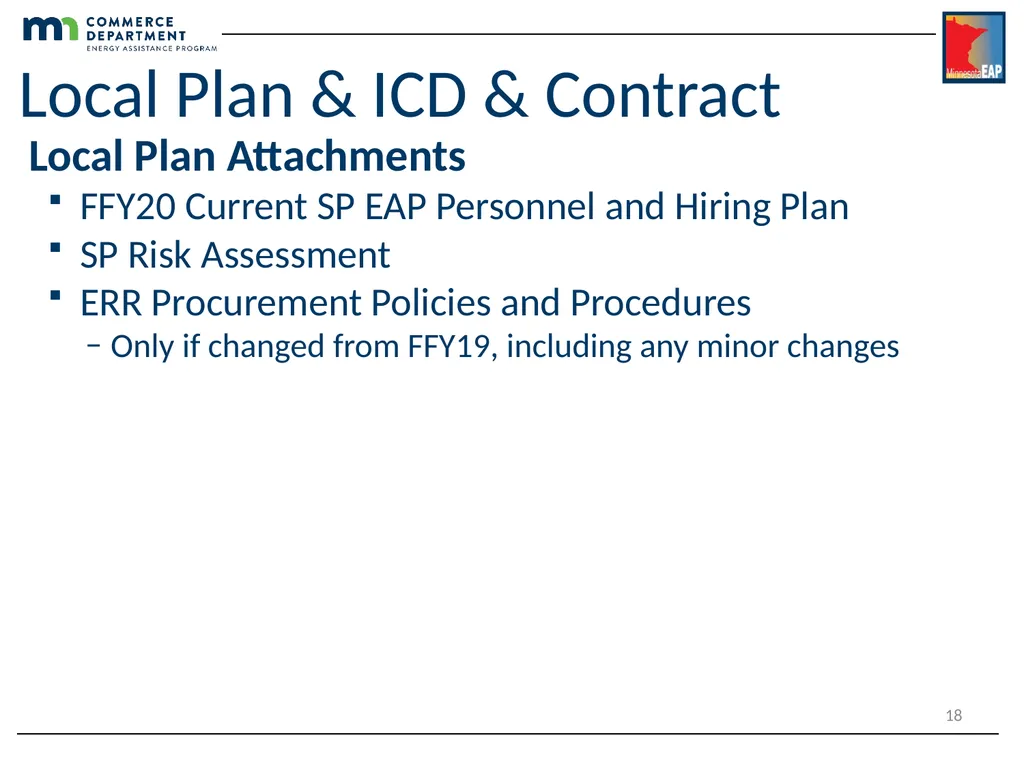 Energy Assistance Program FFY20 Annual Training - slide 18 of 27