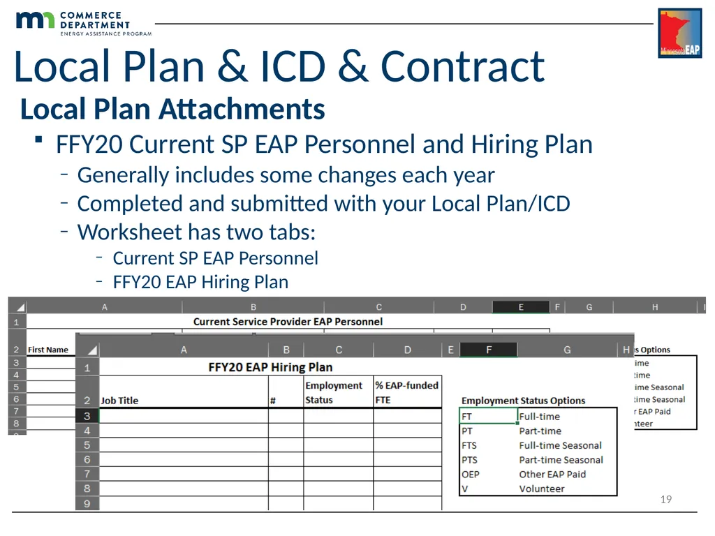 Energy Assistance Program FFY20 Annual Training - slide 19 of 27
