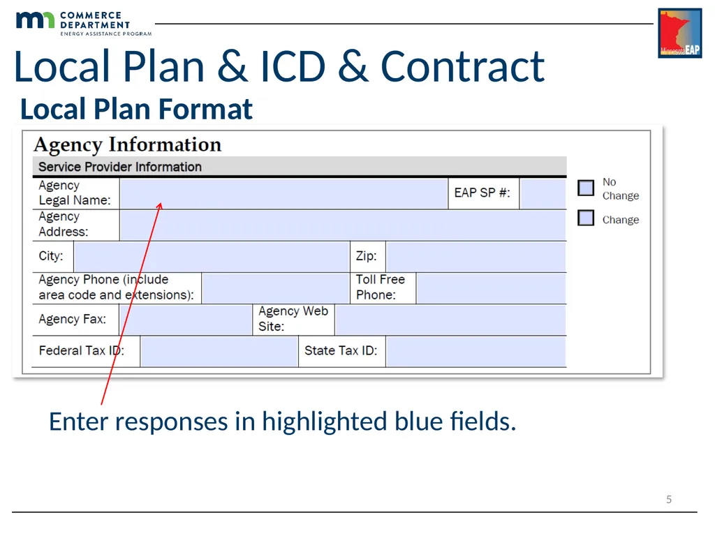 Energy Assistance Program FFY20 Annual Training - slide 5 of 27