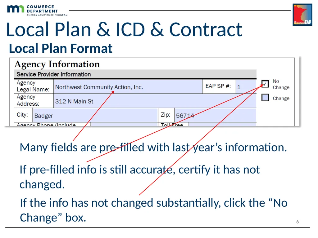 Energy Assistance Program FFY20 Annual Training - slide 6 of 27
