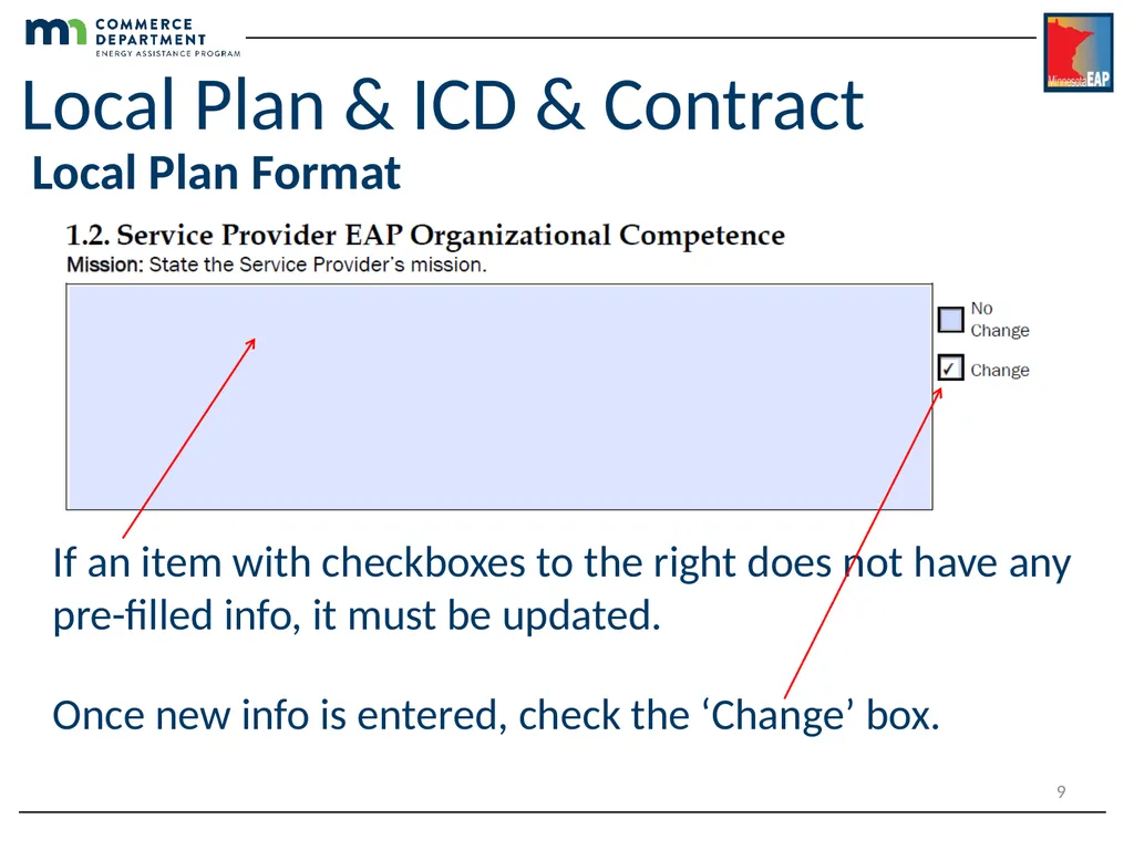 Energy Assistance Program FFY20 Annual Training - slide 9 of 27