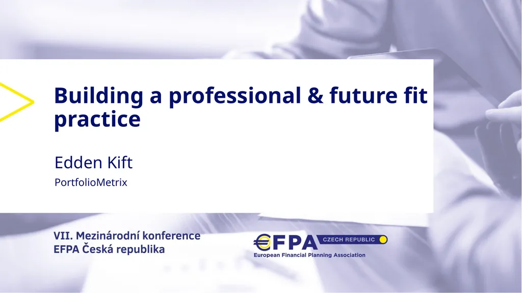Building a professional & future fit practice - slide 2 of 12
