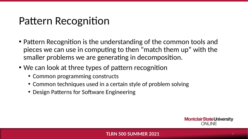 Computational Thinking Dr. Katherine Herbert - slide 4 of 19