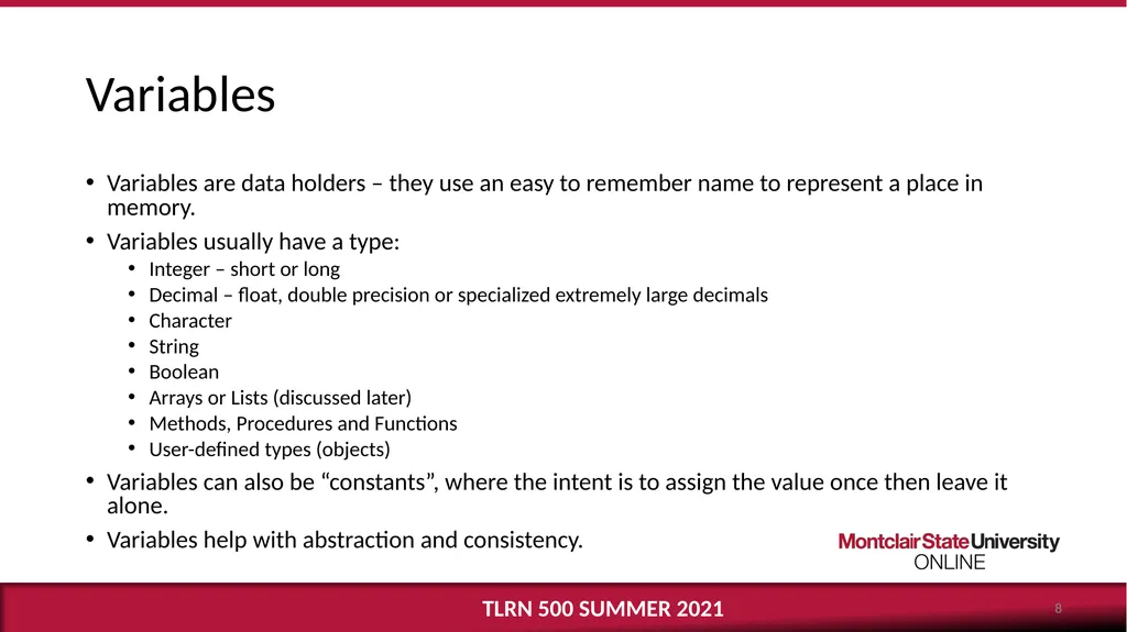 Computational Thinking Dr. Katherine Herbert - slide 8 of 19