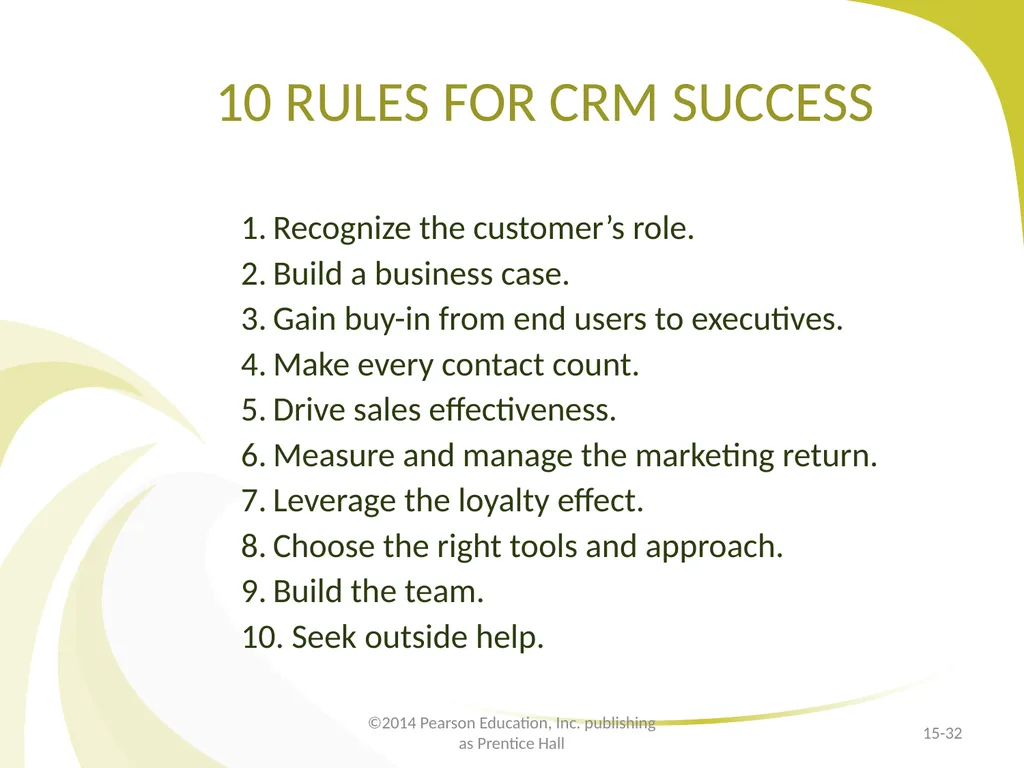 Customer Relationship Management E-Marketing/7E - slide 32 of 33
