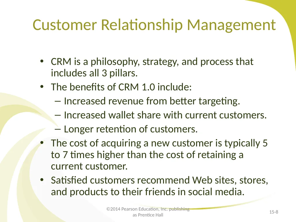 Customer Relationship Management E-Marketing/7E - slide 8 of 33