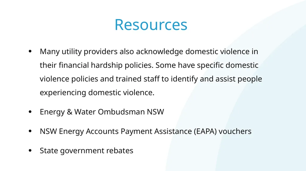 Resolving financial abuse legal issues with telco - slide 18 of 22