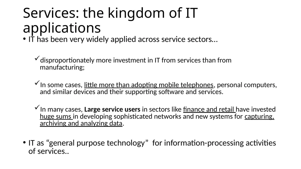 Innovation in services A topic of growing interest - slide 14 of 32