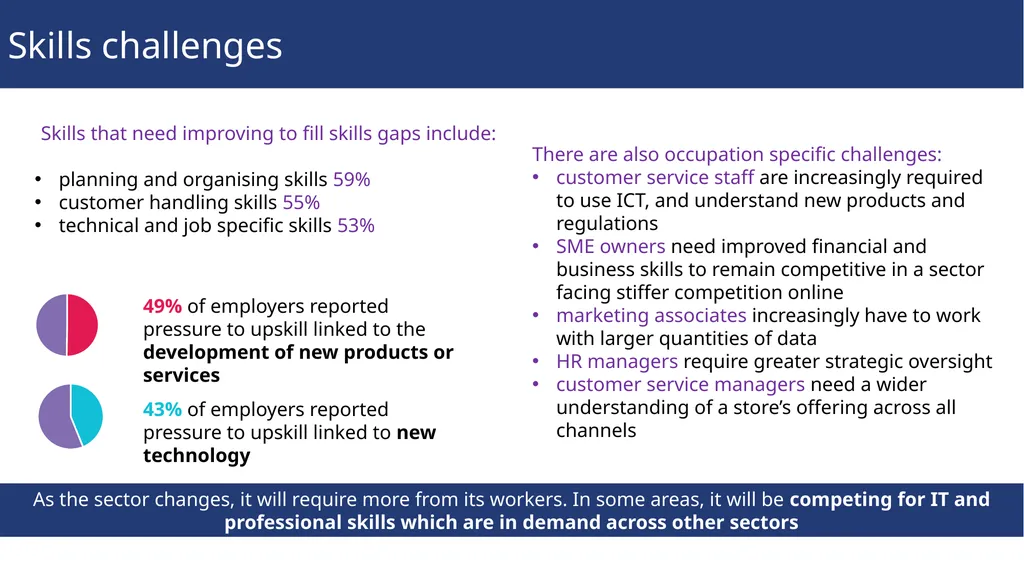 Sector insights Skills and performance challenges - slide 8 of 14